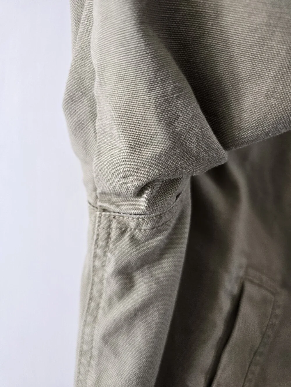 LL Bean Barn Jacket Corduroy Trim Vintage VTG 90s Y2k Chore Coat Button Front M - Picture 5 of 15